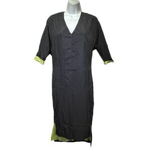 j brand gray green Silk Sleeveless reversible dress Size XS